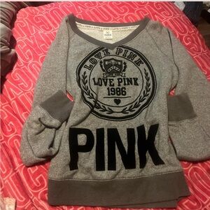 Victoria's Secret PINK Gray Sweatshirt